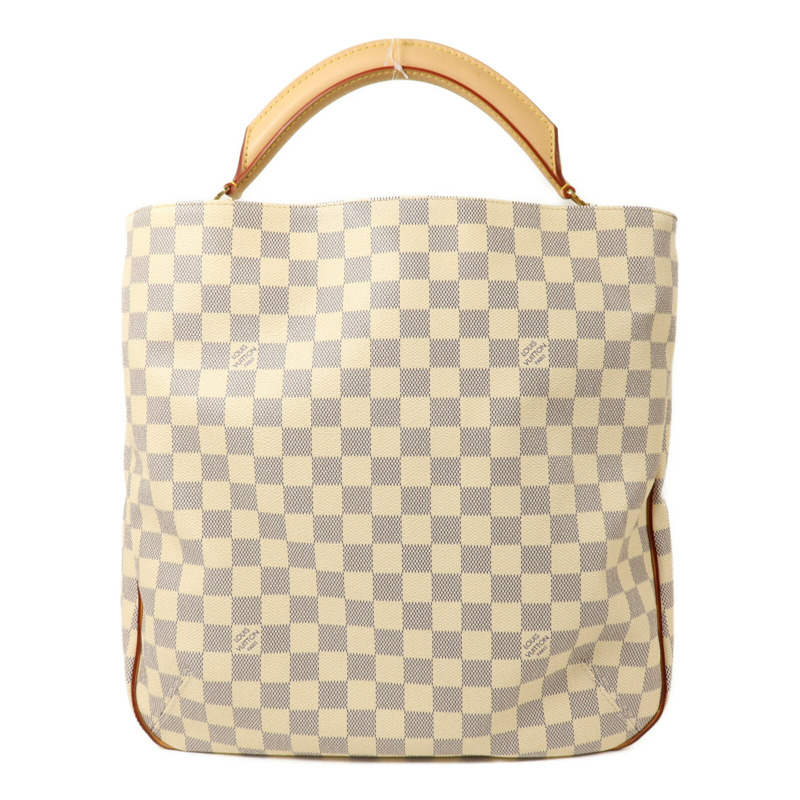 LOUIS VUITTON Damier Azur Soffi手挽肩背兩用袋-1