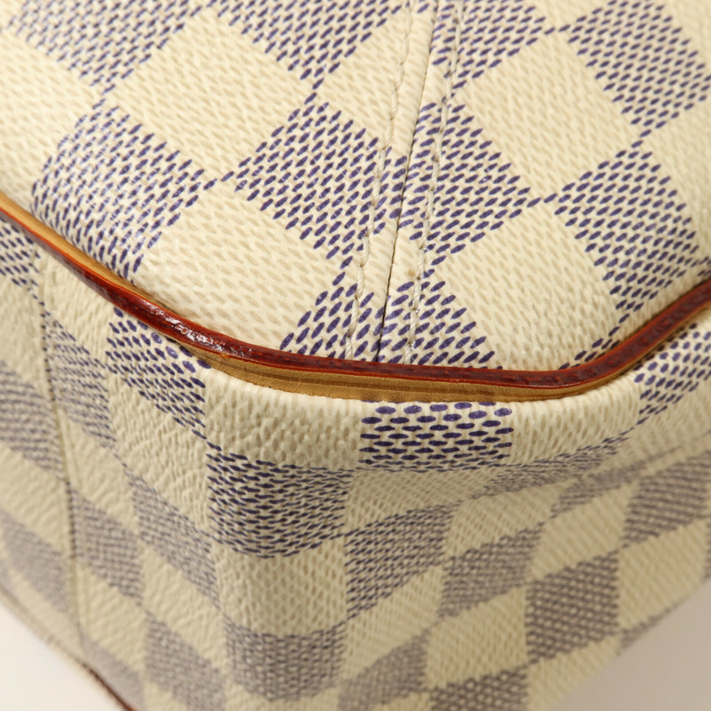 LOUIS VUITTON Damier Azur Soffi手挽肩背兩用袋-11