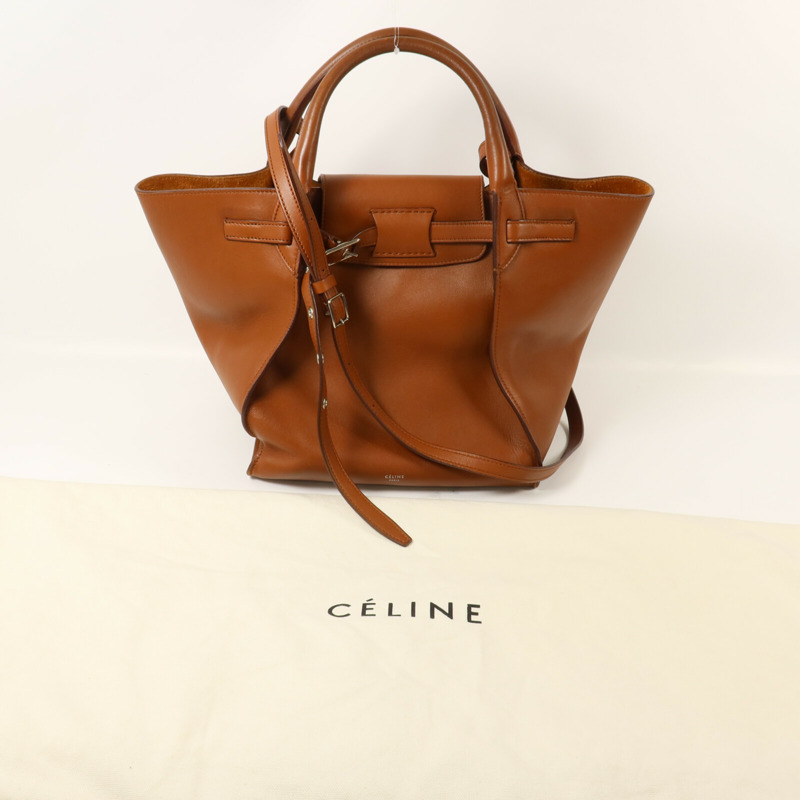 CELINE 牛皮皮革2Way Shoulder Bag手挽肩背兩用袋-9