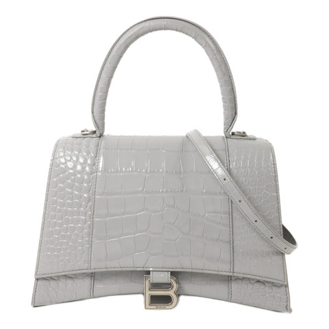 BALENCIAGA 牛皮皮革Hourglass手挽肩背兩用袋