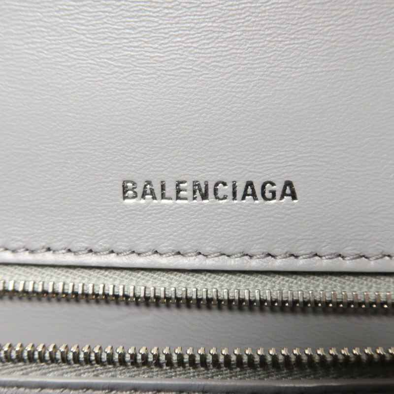 BALENCIAGA 牛皮皮革Hourglass手挽肩背兩用袋-5