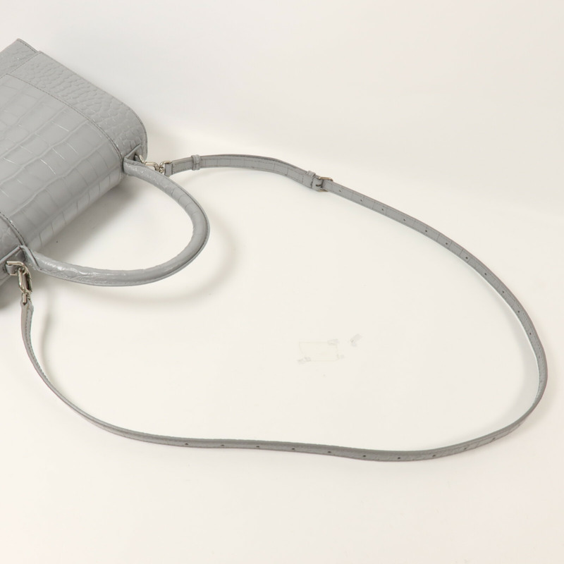 BALENCIAGA 牛皮皮革Hourglass手挽肩背兩用袋-8