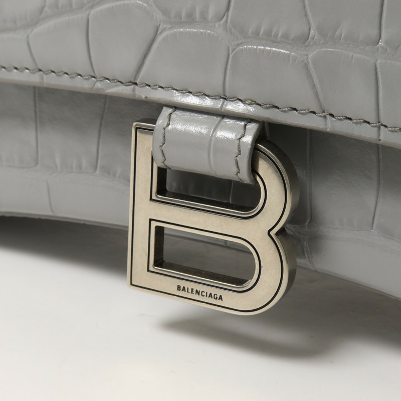 BALENCIAGA 牛皮皮革Hourglass手挽肩背兩用袋-12