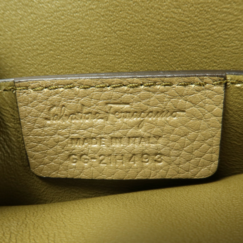 Salvatore Ferragamo 牛皮皮革Margot Gancini手挽肩背兩用袋-6