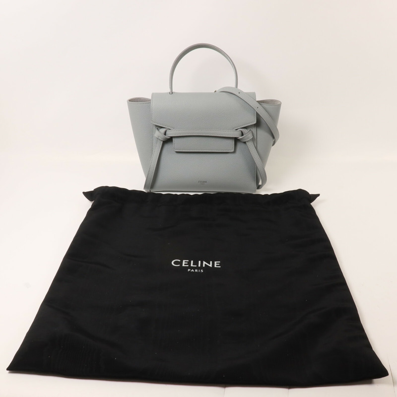 CELINE 牛皮皮革Nano Belt Bag手挽肩背兩用袋-9