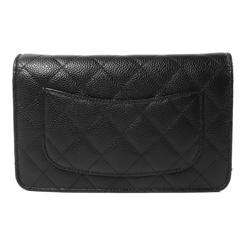 CHANEL 牛皮皮革Wallet On Chain鏈帶肩背袋-1