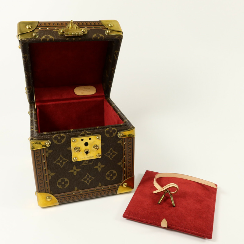 LOUIS VUITTON Monogram Coffret Merveilles Jewelry Box珠寶盒-6
