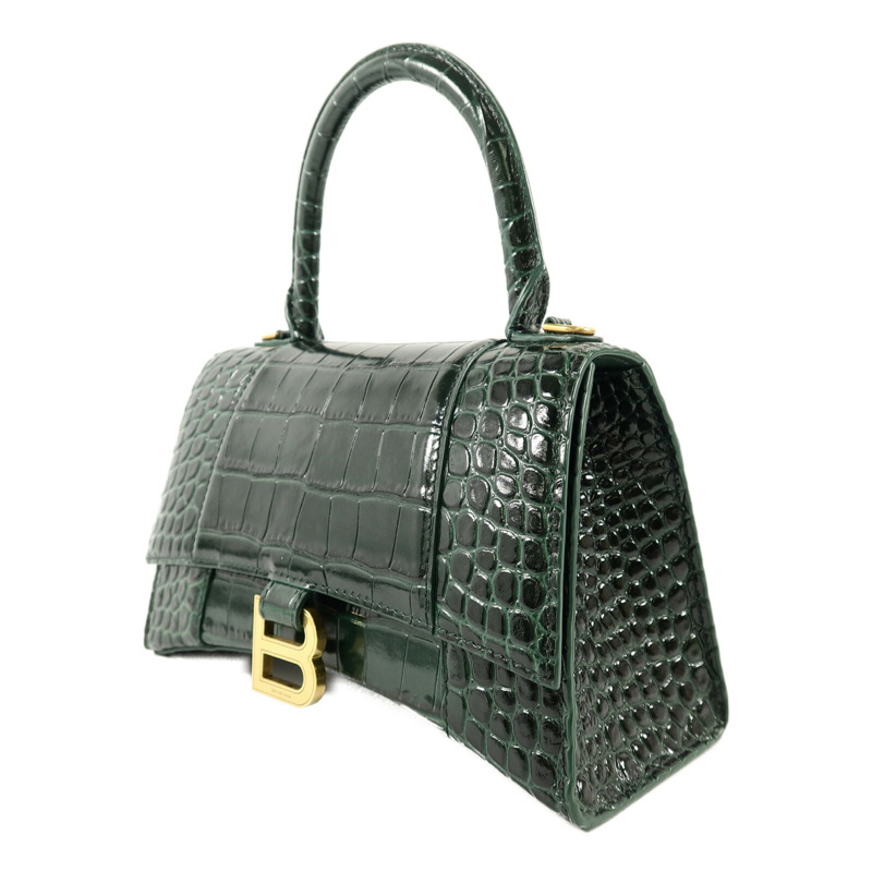 BALENCIAGA 牛皮皮革Hourglass Small手挽肩背兩用袋-2