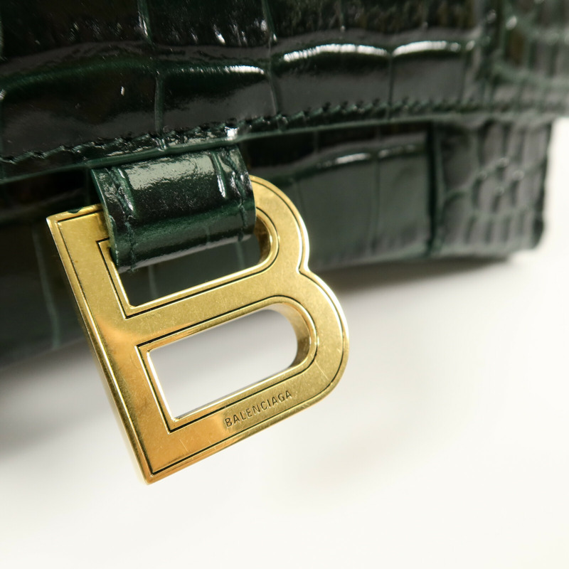 BALENCIAGA 牛皮皮革Hourglass Small手挽肩背兩用袋-7