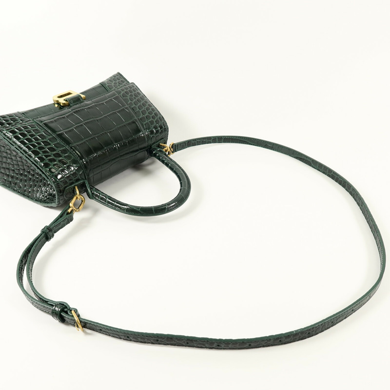 BALENCIAGA 牛皮皮革Hourglass Small手挽肩背兩用袋-10