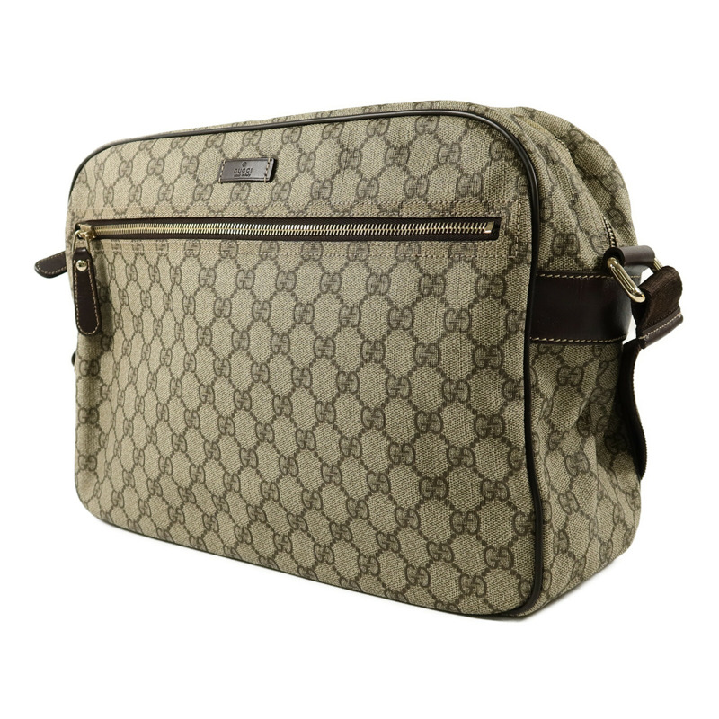 GUCCI 塗層帆布Messenger Bag肩背袋-2