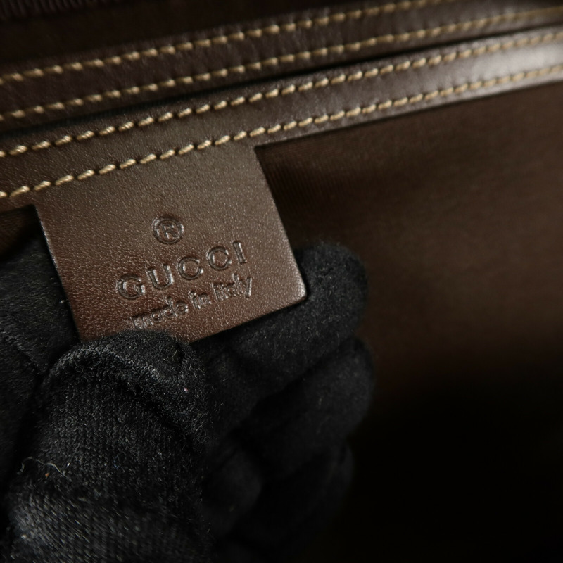 GUCCI 塗層帆布Messenger Bag肩背袋-7