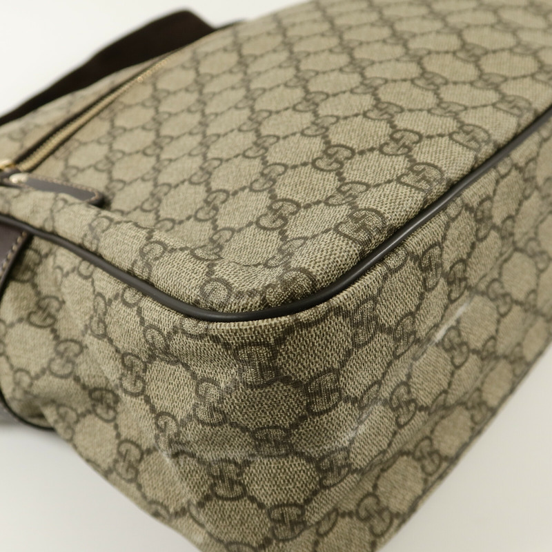 GUCCI 塗層帆布Messenger Bag肩背袋-11