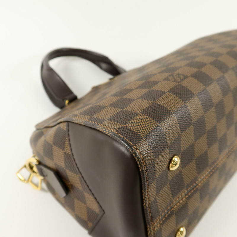 LOUIS VUITTON Damier Ebene Kensington Bowling手挽肩背兩用袋-14