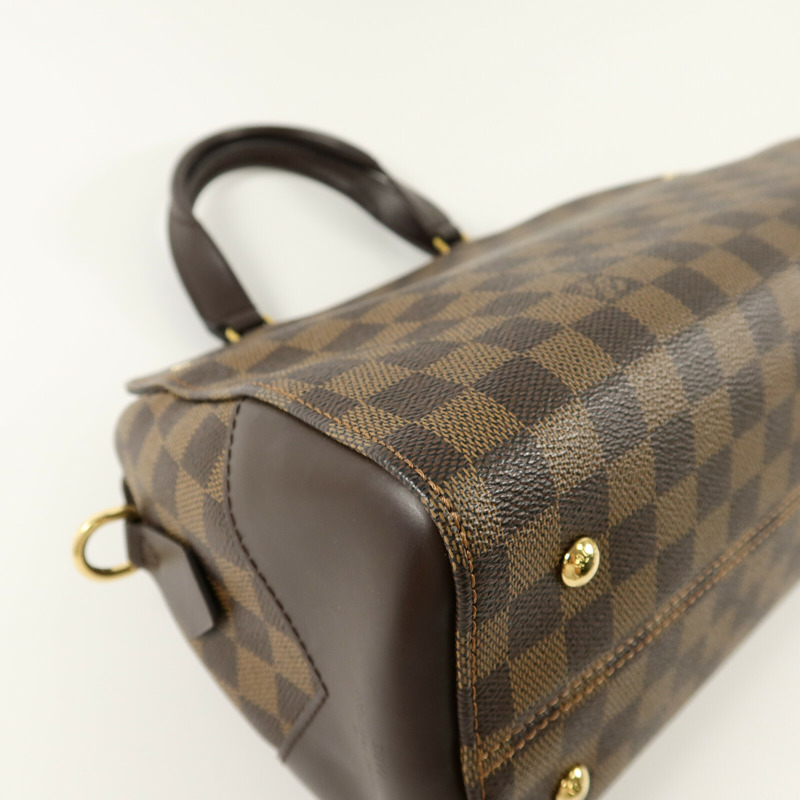 LOUIS VUITTON Damier Ebene Kensington Bowling手挽肩背兩用袋-16