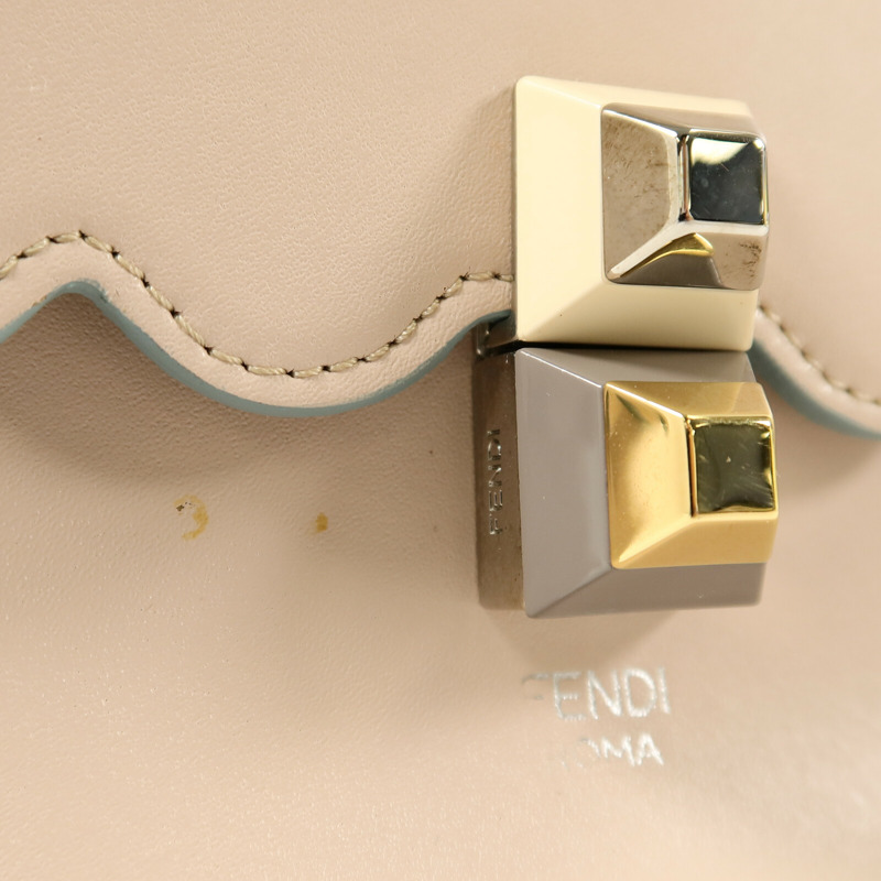 FENDI 牛皮皮革Kan I手挽肩背兩用袋-11