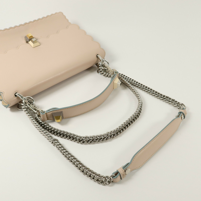 FENDI 牛皮皮革Kan I手挽肩背兩用袋-13