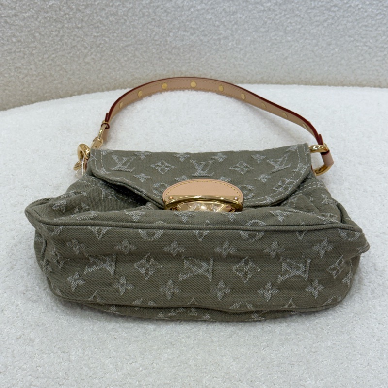 LV Sunset 卡其色斷貨牛仔包-2