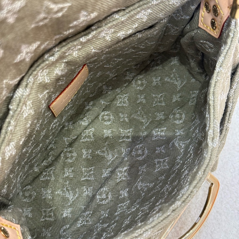 LV Sunset 卡其色斷貨牛仔包-4