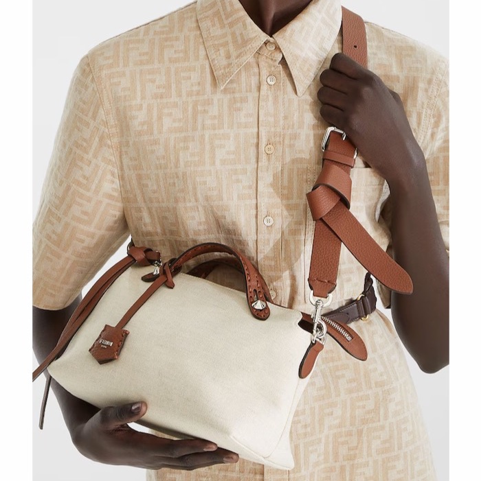 Fendi 女士 標誌性 By The Way Selleria 中號包袋均碼碼中號、29cm*13cm*17cm-4