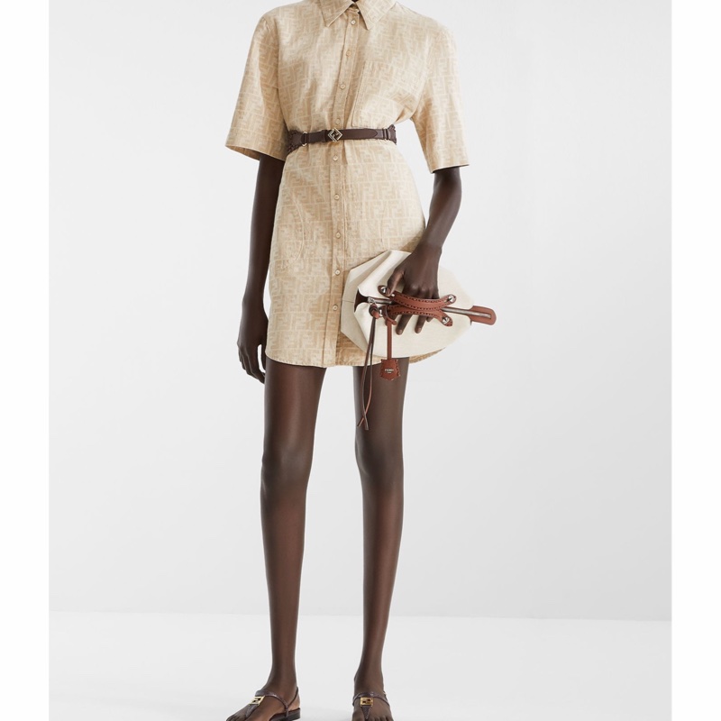 Fendi 女士 標誌性 By The Way Selleria 中號包袋均碼碼中號、29cm*13cm*17cm-5