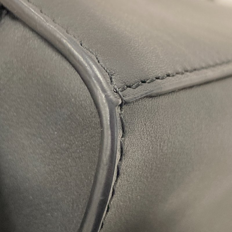 BALENCIAGA 巴黎世家 NEO CLASSIC NANO MINI機車包 牛皮 黑色 銀釦-13