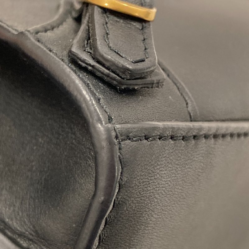 BALENCIAGA 巴黎世家 NEO CLASSIC NANO MINI機車包 牛皮 黑色 銀釦-14