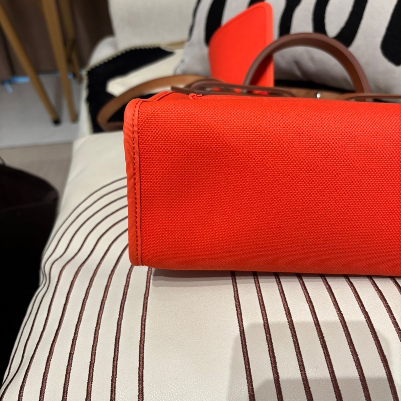 Hermes herbag 31,STAMP C, capucine ,-8