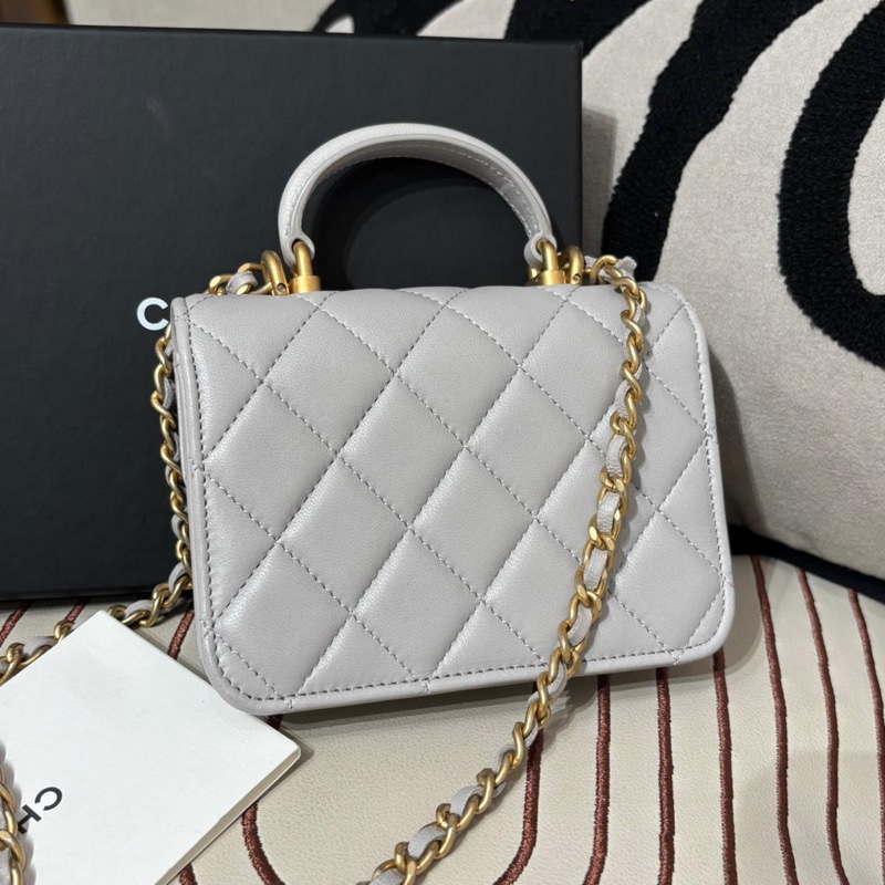 Chanel Small Timeless Classic Handle With Chain-2