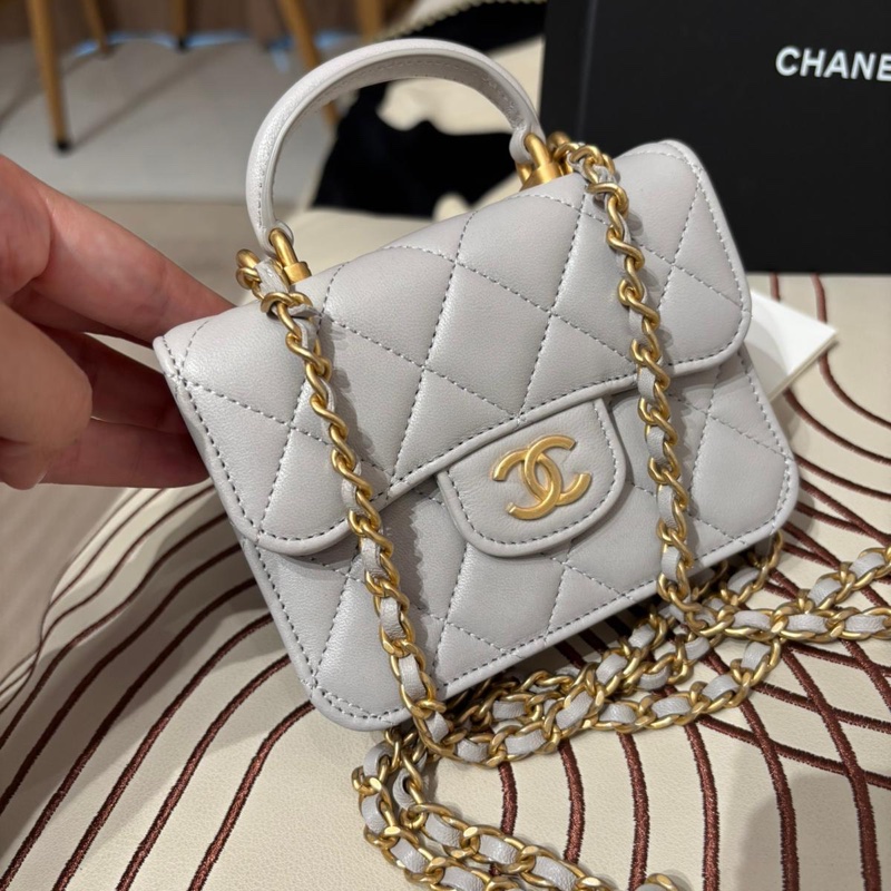 Chanel Small Timeless Classic Handle With Chain-6