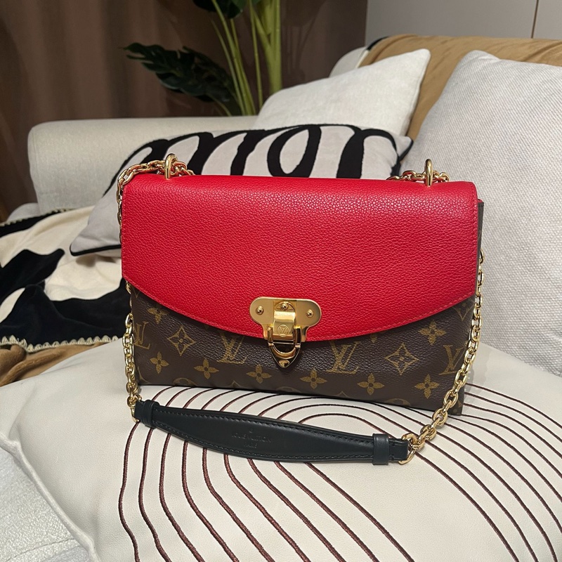 Lv Saint Placide Monogram Chain Shoulder Bag M43713-0