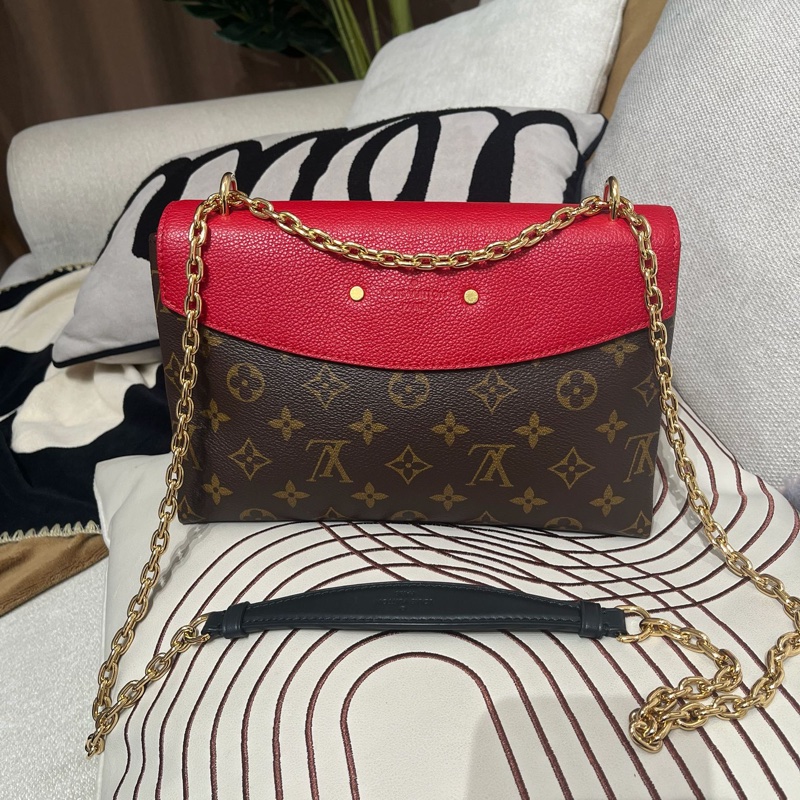 Lv Saint Placide Monogram Chain Shoulder Bag M43713-2