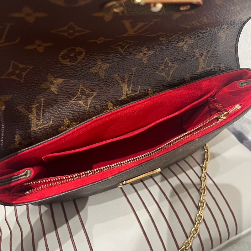 Lv Saint Placide Monogram Chain Shoulder Bag M43713-14