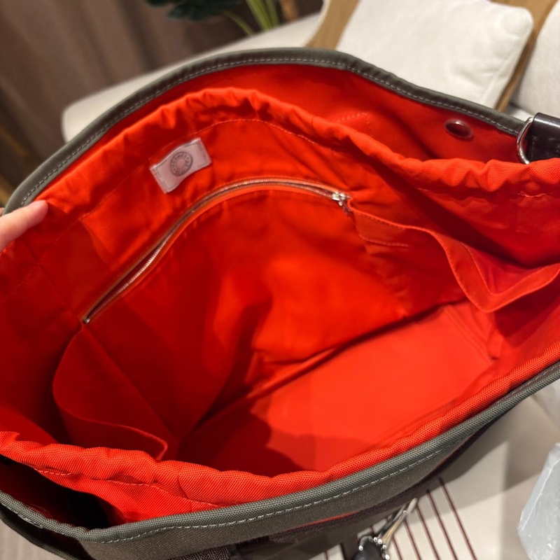 HERMES Grooming tote shoulder bag Stamp X-5