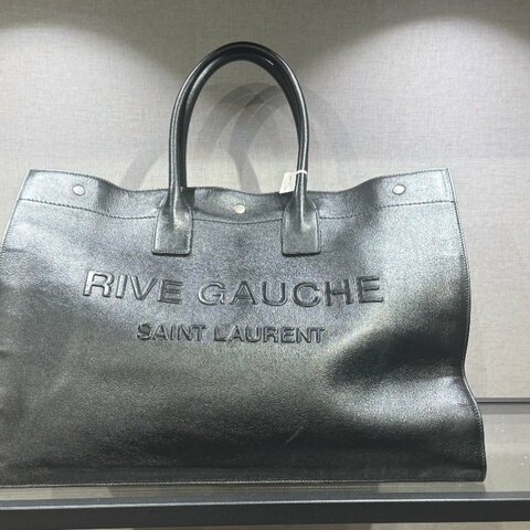 🖤 YSL 經典滑面牛皮黑色大號手袋