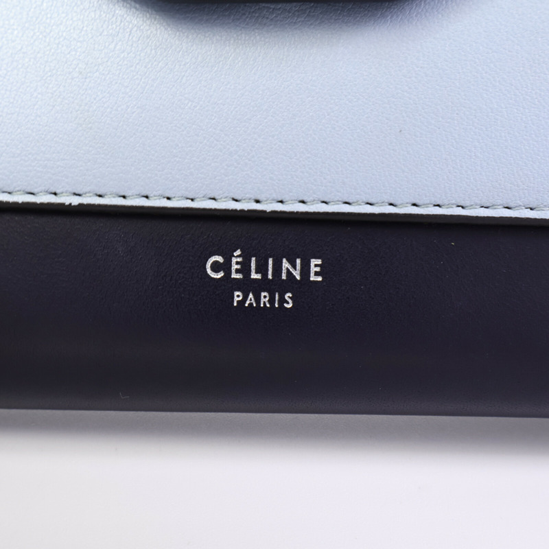 CELINE 牛皮皮革Wallet On Chain鏈帶肩背袋-5