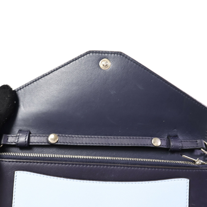 CELINE 牛皮皮革Wallet On Chain鏈帶肩背袋-13