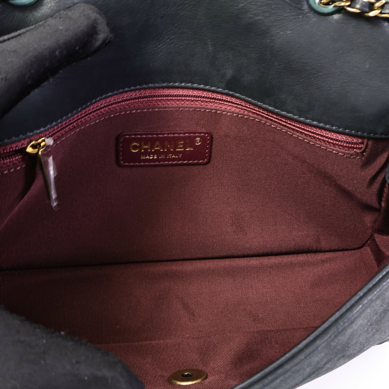 CHANEL 牛皮皮革Chain Shoulder Bag鏈帶肩背袋-4