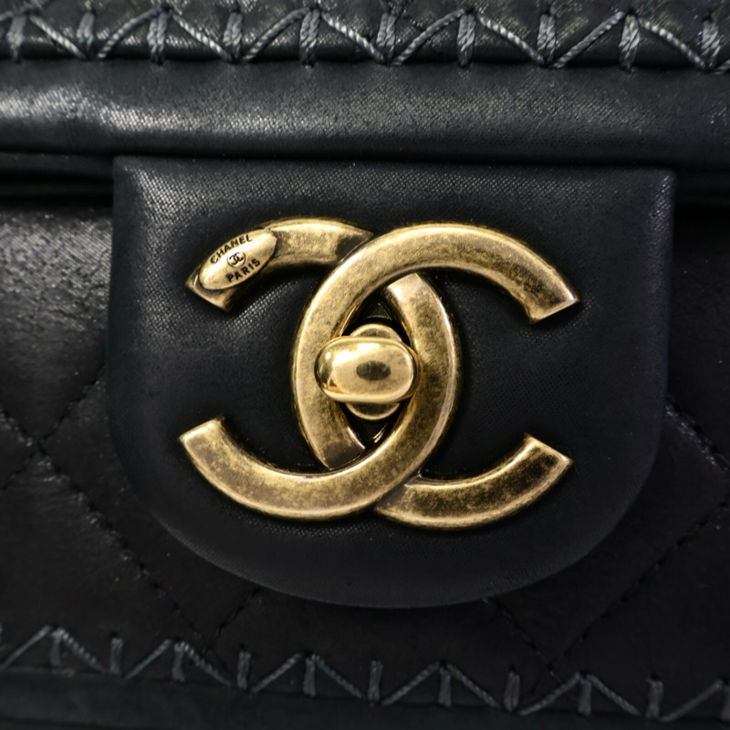 CHANEL 牛皮皮革Chain Shoulder Bag鏈帶肩背袋-6