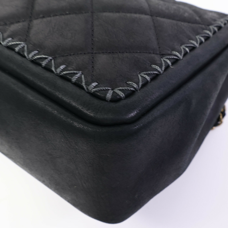 CHANEL 牛皮皮革Chain Shoulder Bag鏈帶肩背袋-12