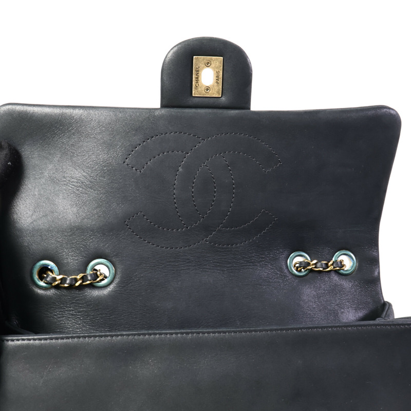 CHANEL 牛皮皮革Chain Shoulder Bag鏈帶肩背袋-14