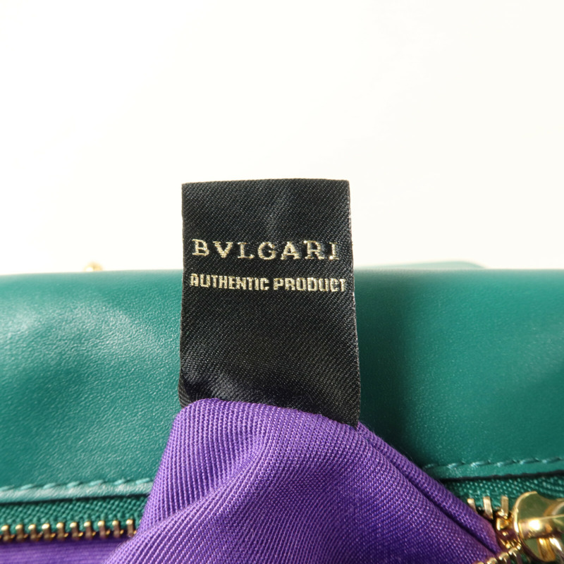 BVLGARI 牛皮皮革Serpenti Forever鏈帶手挽肩背兩用袋-6