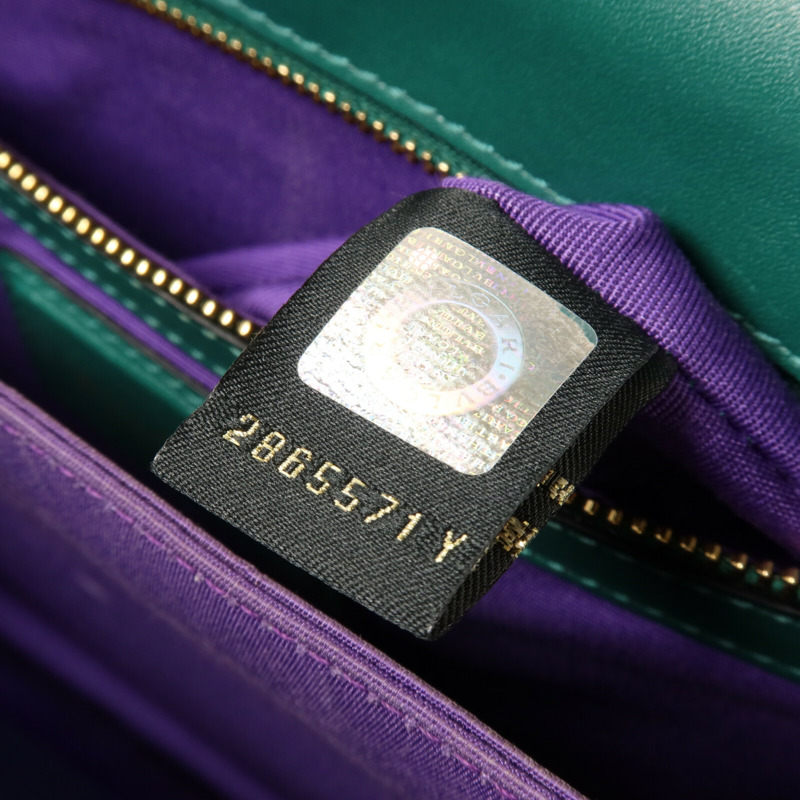 BVLGARI 牛皮皮革Serpenti Forever鏈帶手挽肩背兩用袋-7