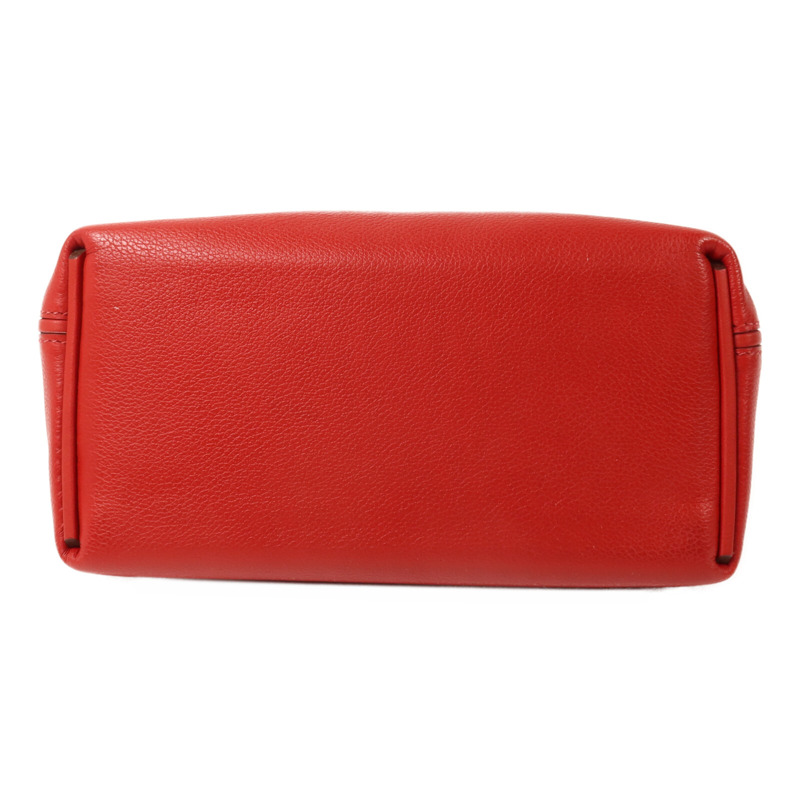 HERMES Swift皮革/Evercolor皮革Mini 24/24手挽肩背兩用袋Rouge Piment-3