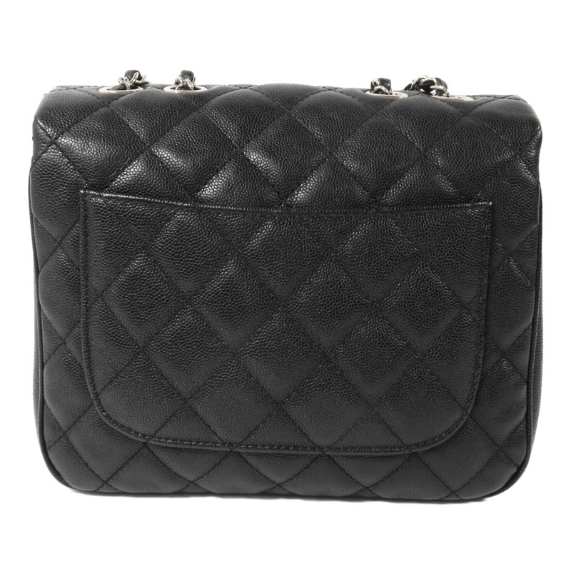 CHANEL 牛皮皮革Chain Shoulder鏈帶肩背袋-1