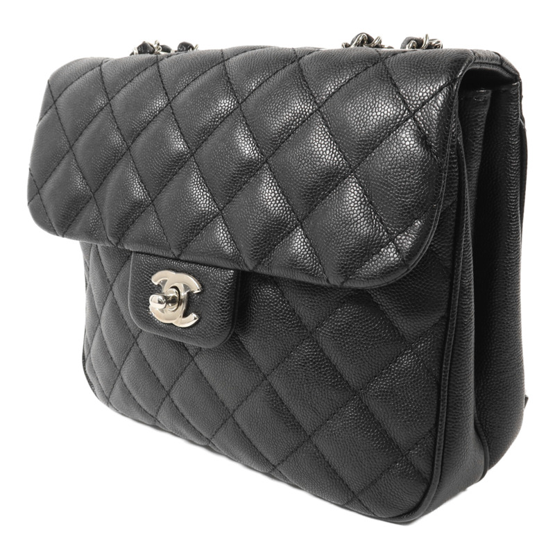 CHANEL 牛皮皮革Chain Shoulder鏈帶肩背袋-2