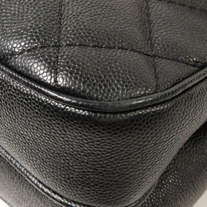 CHANEL 牛皮皮革Chain Shoulder鏈帶肩背袋-11