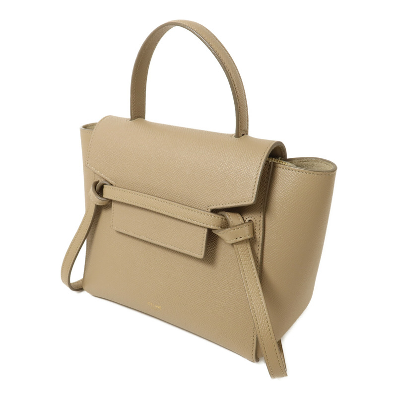 CELINE 牛皮皮革Nano Belt Bag手挽肩背兩用袋-2