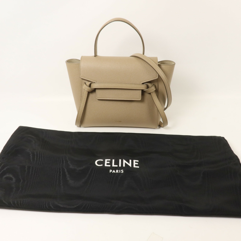 CELINE 牛皮皮革Nano Belt Bag手挽肩背兩用袋-9