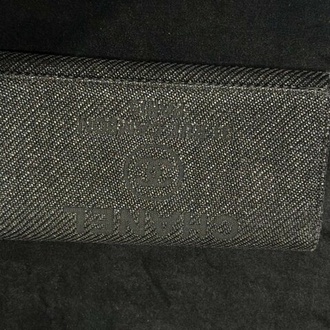 🖤 Chanel Deauville 經典黑色帆布皮夾/長夾